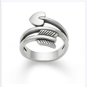 James Avery Heart arrow ring
